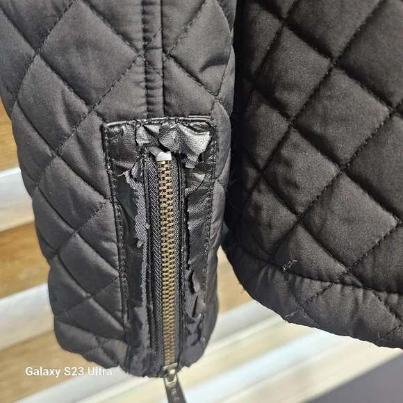 DKNY Women’s Asymmetrical Black Jacket. Size S - Picture 8 of 16